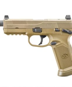 FN FNX-45 TACTICAL THREADED BARREL FLAT DARK EARTH .45 ACP 5.3-INCH 15RDS