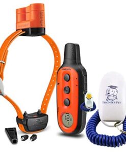 Garmin Delta Upland XC Hunting Dog Collar Bundle - Water-Resistant, Long-Lasting Dog E-Collar + Handheld Device with Teacher's Pet Dog Training Clicker for Positive Reinforcement