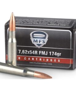 MFS 7.62x54R Ammo 174 Grain Full Metal Jacket 500Round