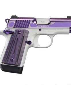 Kimber Micro 9 Amethyst 9mm, 3" Barrel, Purple PVD W/Engraving, Purple G10, 7rd