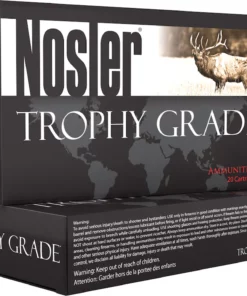 Nosler Trophy Grade Ammunition 300 Winchester Short Magnum (WSM) 180 Grain AccuBond Box of 20