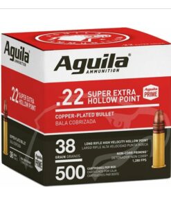Aguila 22LR Ammunition SuperExtra 1B221118 38 Grain Hollow Point 500 Rounds