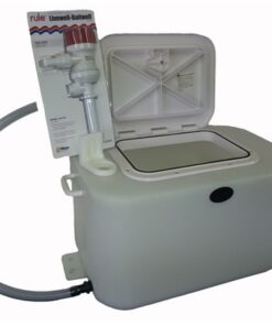 Hi-Tech Live Bait Tank with Transom Mount Aerator Kit 45L