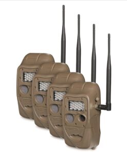 CuddeLink Long Range IR Trail/Game Camera, 4 Pack